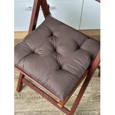 Комплект 3шт. Подушка на стул Fibra 40х40см, Коричневый