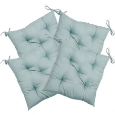 Комплект 4шт. Подушка на стул Fibra 40х40см, Серый