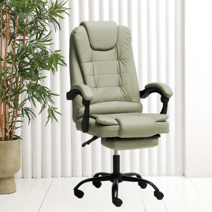 Комп'ютерне крісло до 150кг DEXON OPTIMA з екошкіри зручне посилене офісне крісло керівника директора для кабінету офісу будинку Б