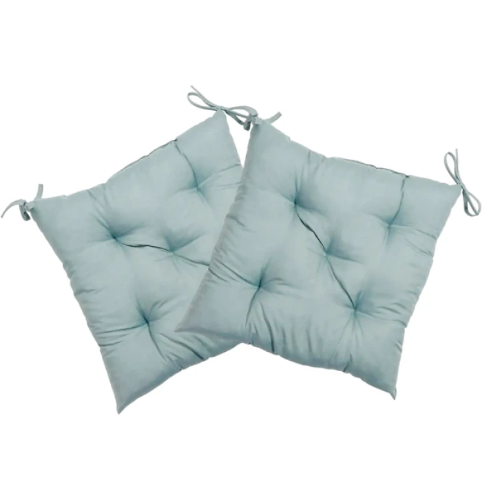 Комплект 2шт. Подушка на стул Fibra 40х40см, Серый