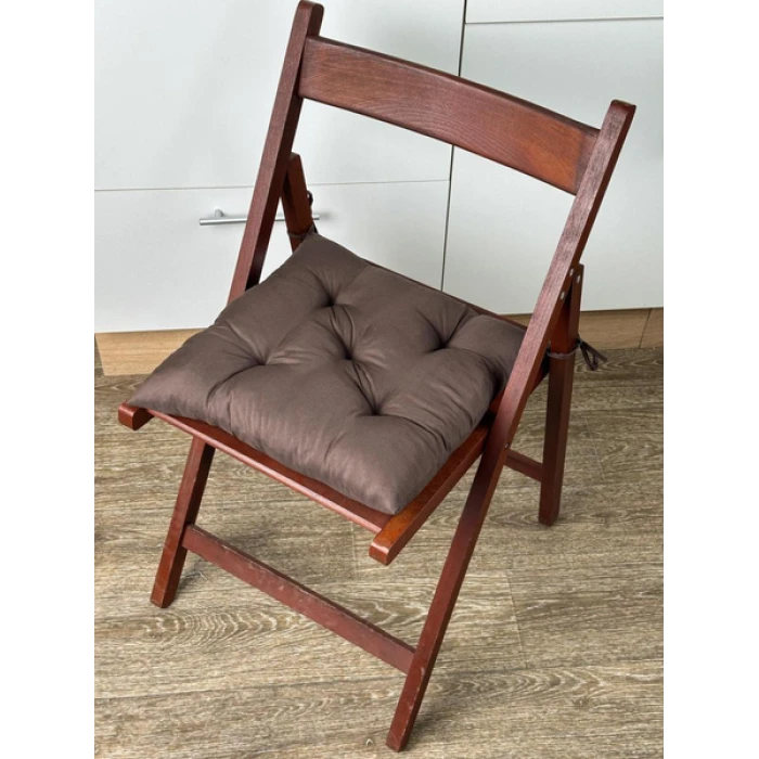 Комплект 6шт. Подушка на стул Fibra 40х40см, Коричневый