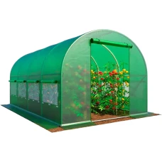 Теплиця парник 4Points 10м2 2,5х4м для городу садова дачна готова збірна теплиця для дому дачі з вікнами