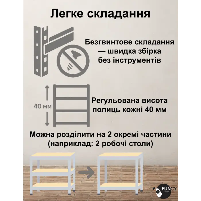 Комплект стеллажей 2шт 180х90х40см оцинкованный 5 полок МДФ общая нагрузка до 875 кг для склада кладовой гараж