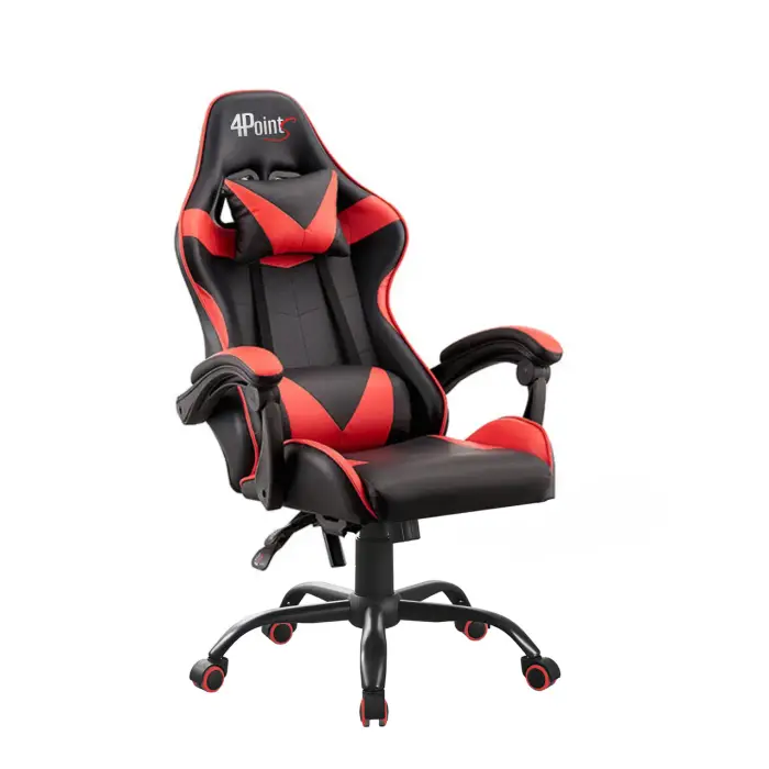 Геймерское компьютерное игровое кресло с подушками 4P® TEMPO с металлической основой раскладное