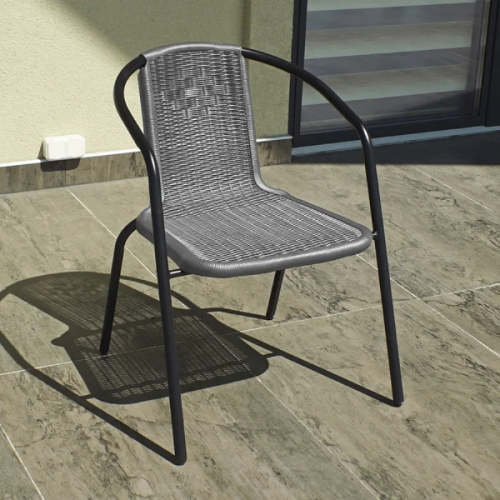 Комплект 2шт. садовых стульев 4Points Prato серый