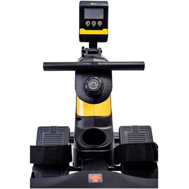 Гребний тренажер Besport BS-6032R SWIMMER магнітний чорно-жовтий