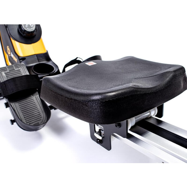 Гребний тренажер Besport BS-6032R SWIMMER магнітний чорно-жовтий