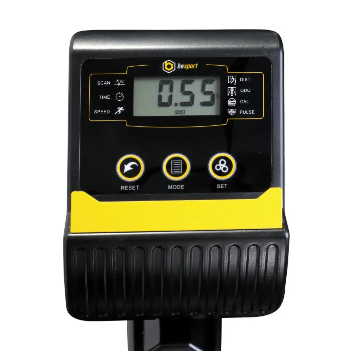 Велотренажер Besport BS-0801 Speed магнітний чорно-жовтий