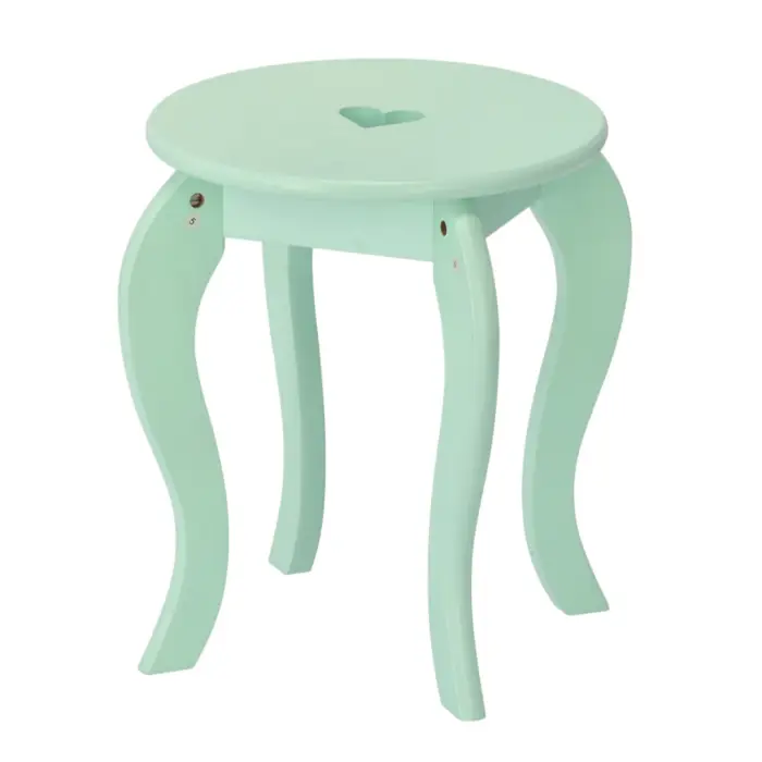 Детский туалетный столик Chomik ELSA с зеркалом + бирюзовый стул.