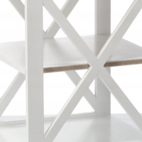 Стелаж Chomik HOLLY з двома дерев'яними полицями беж