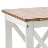 Стелаж Chomik HOLLY з двома дерев'яними полицями беж