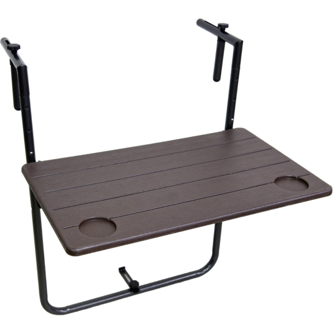 Підвісний столик Chomik GARDEN LINE SOLO балконний коричневий