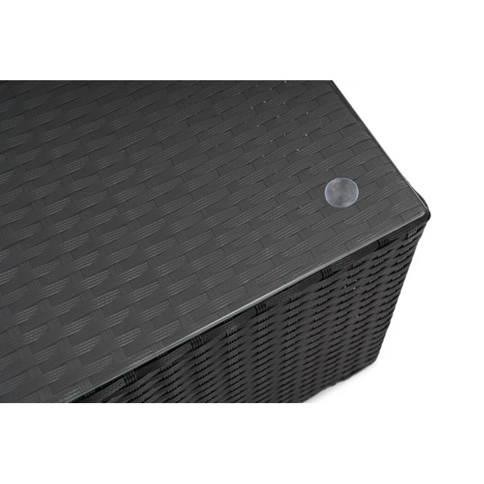 Садові меблі Di Volio Bologna чорний/сірий