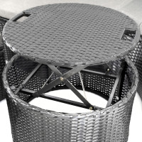 Садовая мебель Di Volio MILANO черно-серая