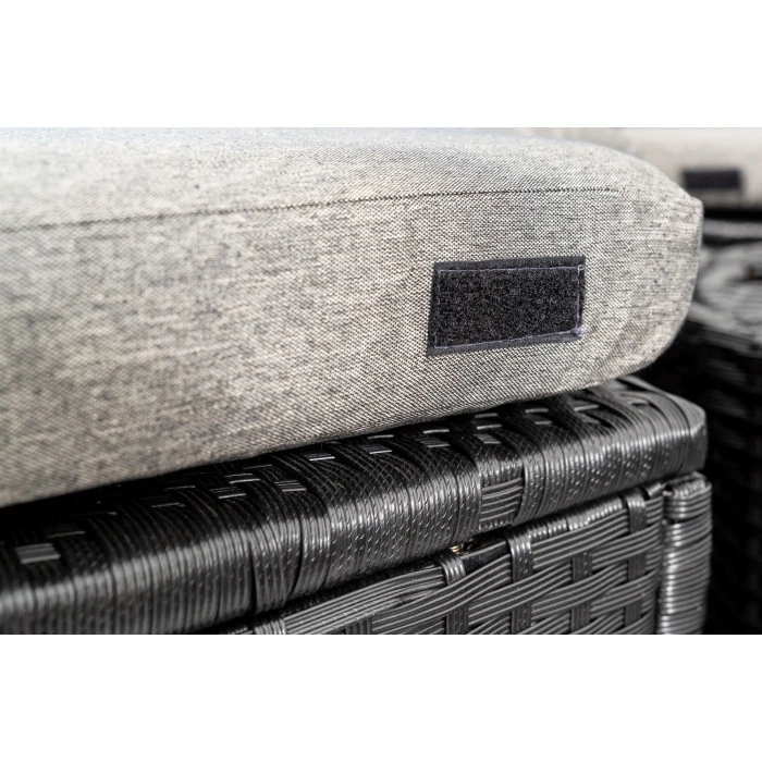 Садовая мебель Di Volio MILANO черно-серая