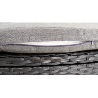 Садовая мебель Di Volio MILANO черно-серая