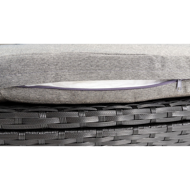 Садовая мебель Di Volio MILANO черно-серая