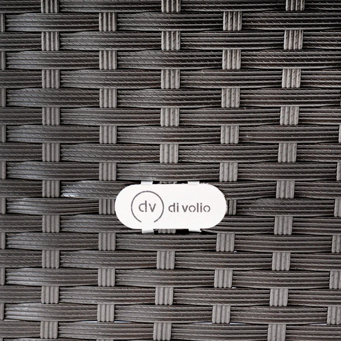 Садовая мебель Di Volio MILANO черно-серая