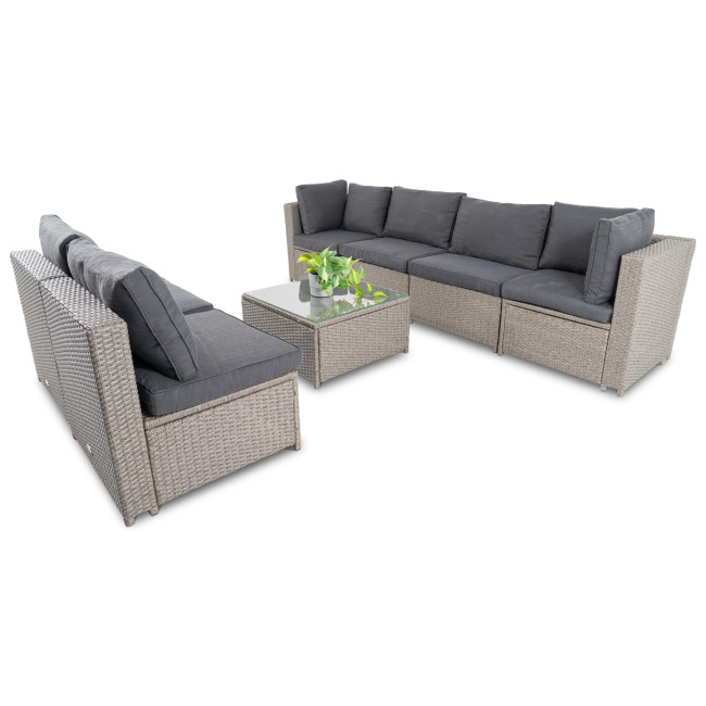 Комплект садовой мебели Di Volio Torino Серый/Графитовый