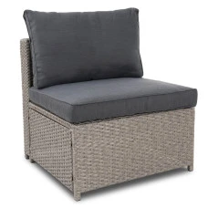 Комплект садових меблів Di Volio Torino Сірий/Графітовий