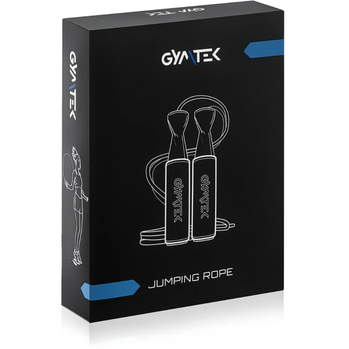 Скакалка Gymtek шкіряна з підшипниками 275см