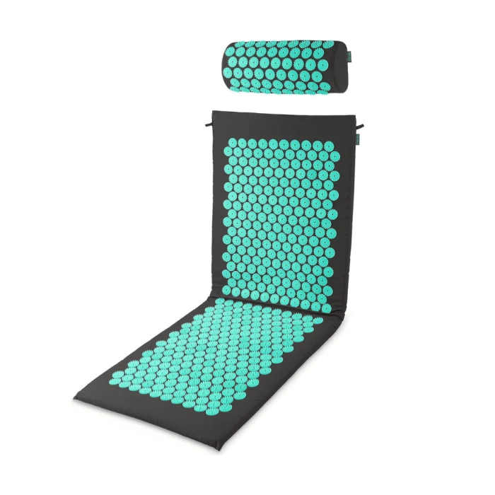 Коврик акупунктурный с валиком Gymtek зеленый