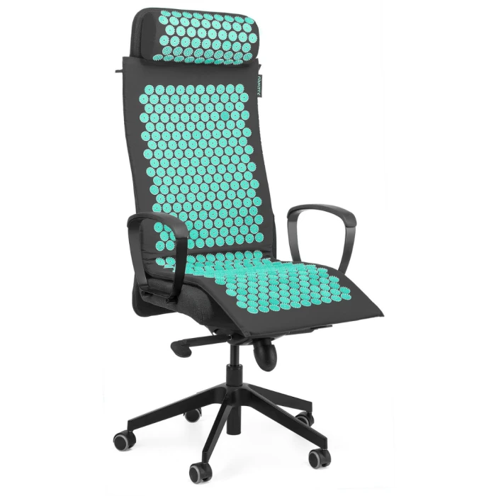 Коврик акупунктурный с валиком Gymtek зеленый