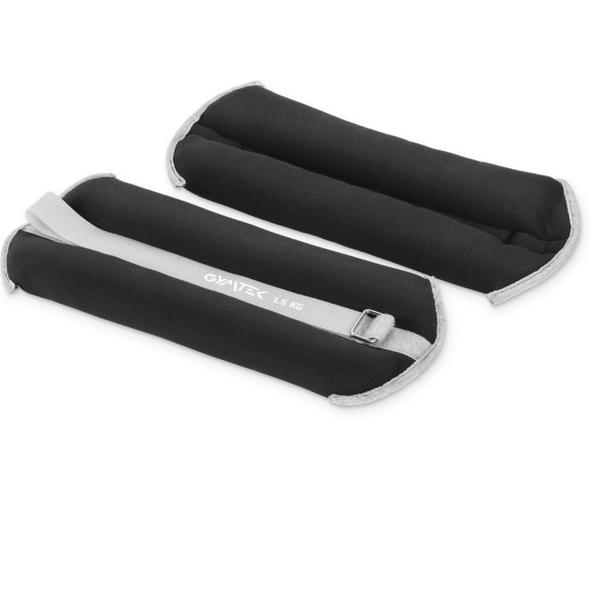 Обважнювачі Gymtek для рук і ніг 2 х 1,5кг чорний