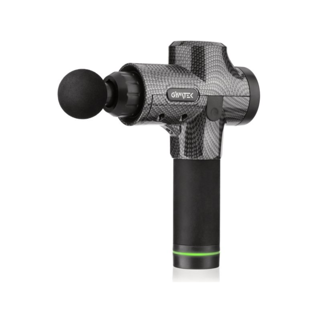 Массажер Gymtek перкуссионный с сменными насадками серый