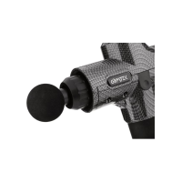 Массажер Gymtek перкуссионный с сменными насадками серый