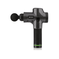 Массажер Gymtek перкуссионный с сменными насадками серый