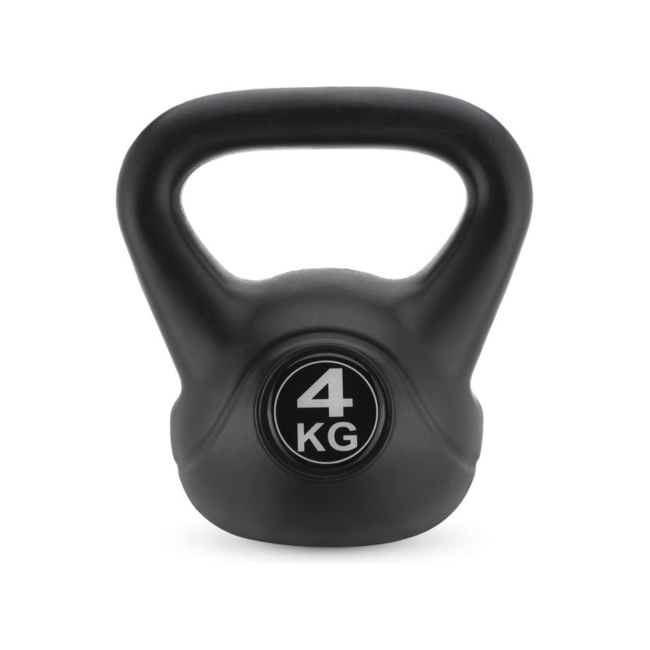Гиря вінілова Gymtek 4кг чорний