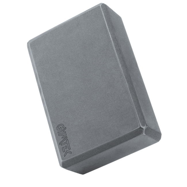 Блок для йоги Gymtek EVA серый