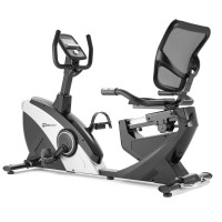 Горизонтальный велотренажер Hop-Sport HS-070L Helix серебристый iConsole+