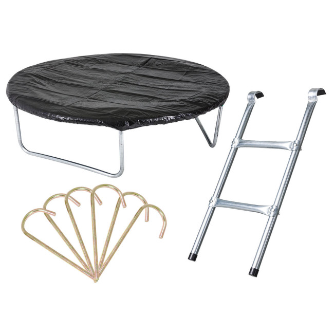 Батут Hop-Sport 8ft (244см) зелений з внутрішньою сіткою