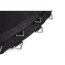 Батут Hop-Sport 8ft (244см) зеленый с внутренней сеткой.