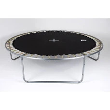 Батут Hop-Sport 8ft (244см) зеленый с внутренней сеткой.