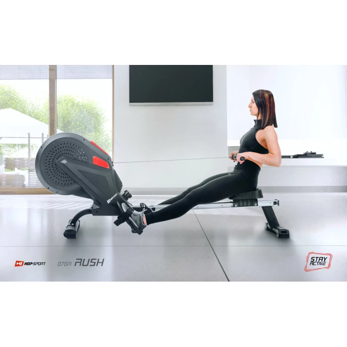 Гребной воздушный тренажер Hop-Sport HS-070R Rush