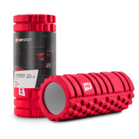 Роллер массажер (валик, ролик) Hop-Sport EVA 33см HS-A033YG красный