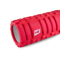 Роллер масажер (валик, ролик) Hop-Sport EVA 33см HS-A033YG червоний