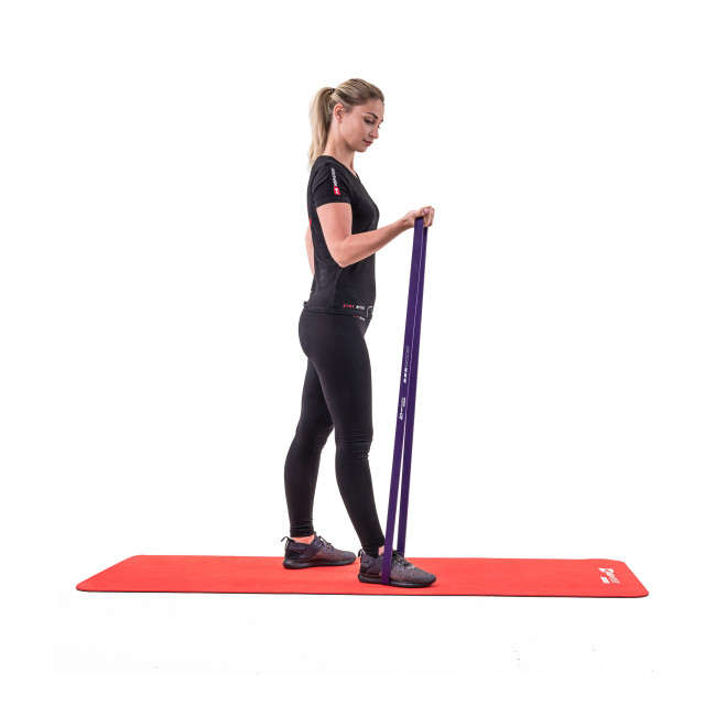 Резинка для фитнеса Hop-Sport 16-39кг HS-L032RR фиолетовая