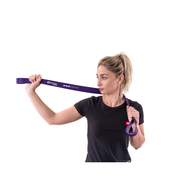 Резинка для фитнеса Hop-Sport 16-39кг HS-L032RR фиолетовая