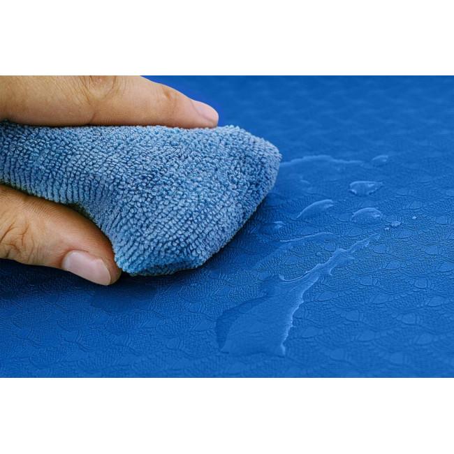Мат для фитнеса и йоги Hop-Sport TPE 0,6см HS-T006GM синий