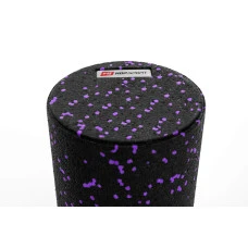 Роллер масажер (валик, ролик) гладкий заповнений Hop-Sport HS-P033SYG EPP 33см чорно-фіолетовий