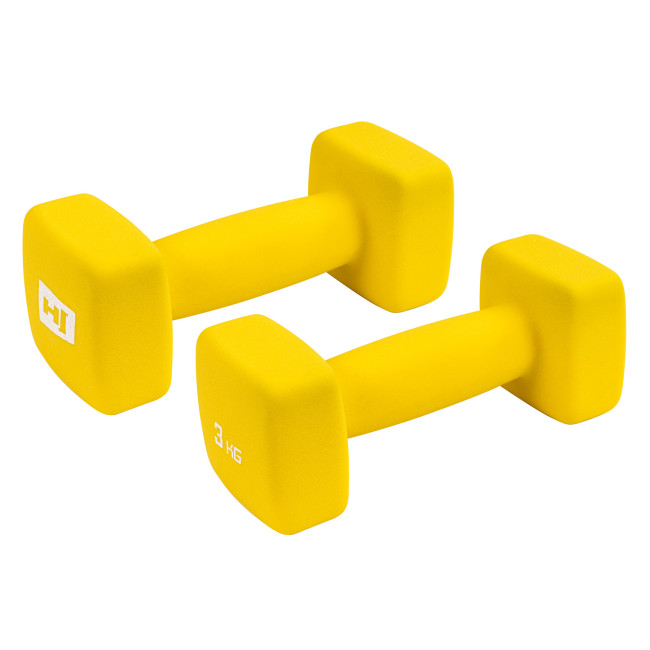 Гантелі для фітнесу неопренові квадратні Hop-Sport HS-V030DS 2х3кг