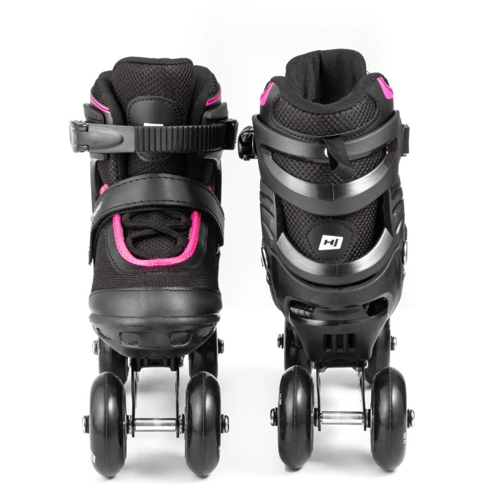 Роликові ковзани 3в1 Hop-Sport HS-903 Motion S (розмір) Чорно-рожеві