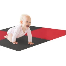 Мат-пазл Hop-Sport EVA 2см HS-A020PM - 4 частин червоно-чорний