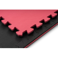 Мат-пазл Hop-Sport EVA 2см HS-A020PM - 4 частей красно-черный