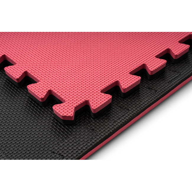 Мат-пазл Hop-Sport EVA 2см HS-A020PM - 4 частей красно-черный