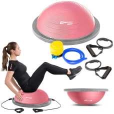 Балансировочная полусфера Hop-Sport HS-L058 розовая